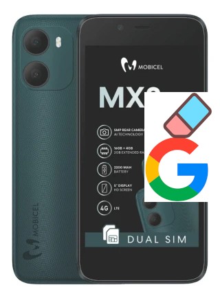 Como excluir a conta do Google em Mobicel MX3 Plus