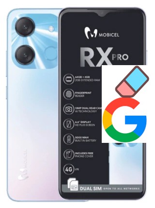 Como excluir a conta do Google em Mobicel RX Pro