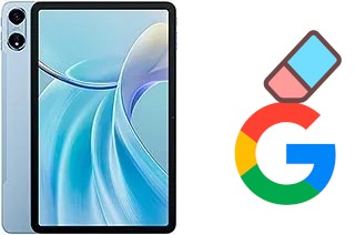 Como excluir a conta do Google em Oscal Pad 100