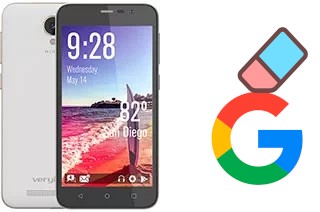 Como excluir a conta do Google em verykool SL4502 Fusion II