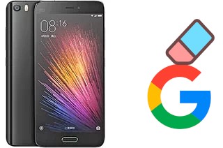 Como excluir a conta do Google em Xiaomi Mi 5 Standard Edition