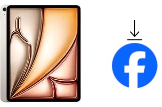 Como instalar o Facebook em um Apple iPad Air 13 (2025)
