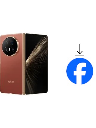 Como instalar o Facebook em um Honor Magic V5