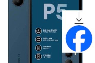Como instalar o Facebook em um Mobicel P5