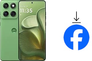 Como instalar o Facebook em um Motorola Edge 60