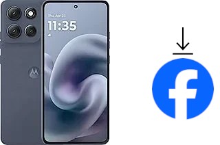 Como instalar o Facebook em um Motorola Moto G86 Power