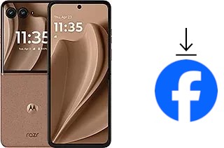 Como instalar o Facebook em um Motorola Razr+ 2025
