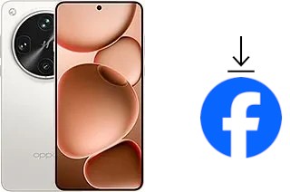 Como instalar o Facebook em um Oppo Find X8 Ultra
