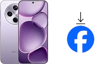 Como instalar o Facebook em um Oppo Find X8s+