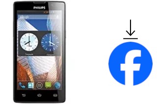 Como instalar o Facebook em um Philips W3500