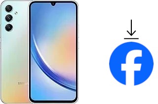 Como instalar o Facebook em um Samsung Galaxy A34