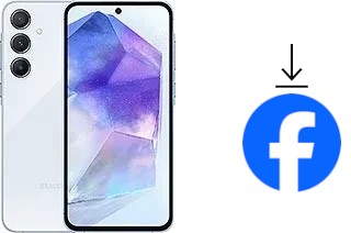 Como instalar o Facebook em um Samsung Galaxy A55