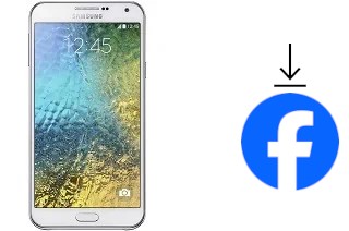 Como instalar o Facebook em um Samsung Galaxy E7