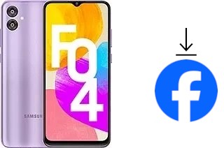 Como instalar o Facebook em um Samsung Galaxy F04