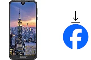 Como instalar o Facebook em um Sharp Aquos R2
