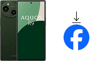 Como instalar o Facebook em um Sharp Aquos R9