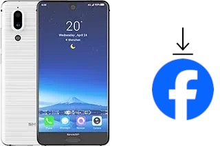 Como instalar o Facebook em um Sharp Aquos S2