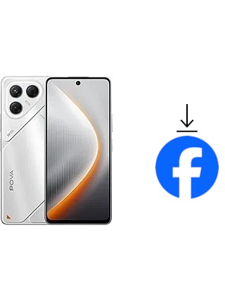 Como instalar o Facebook em um Tecno Pova 7