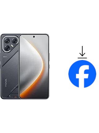 Como instalar o Facebook em um Tecno Pova 7 Ultra