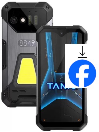 Como instalar o Facebook em um Unihertz 8849 Tank Mini 1