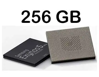 256 GB de memoria interna