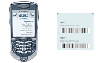 Como ver o código IMEI em 7100t