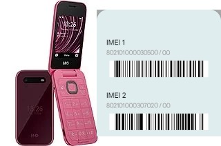 Como ver o código IMEI em 2660 Flip