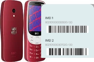 Como ver o código IMEI em 3210