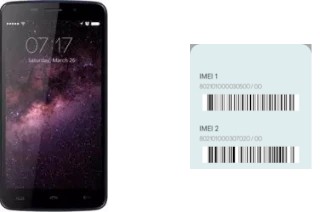 Como ver o código IMEI em HT17