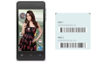 Como ver o código IMEI em Yuva Y501 Plus