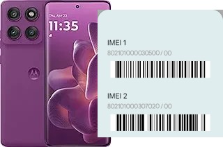 Como ver o código IMEI em Edge 60 Pro
