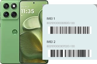 Como ver o código IMEI em Edge 60