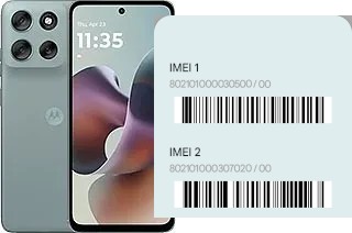 Como ver o código IMEI em Moto G56