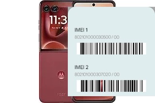 Como ver o código IMEI em Razr Ultra 2025