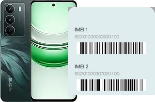 Como ver o código IMEI em C75 5G