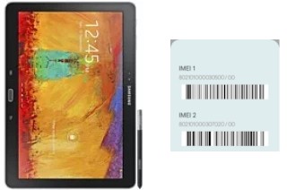 Como ver o código IMEI em Galaxy Note 10.1 (2014)