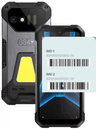 Como ver o código IMEI em 8849 Tank Mini 1
