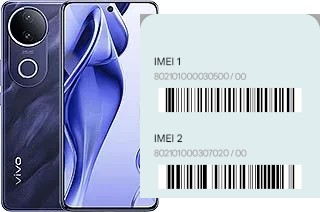 Como ver o código IMEI em V50e