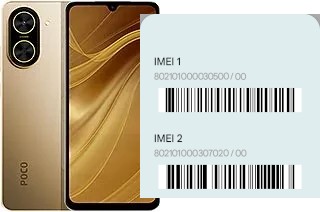 Como ver o código IMEI em Poco C71
