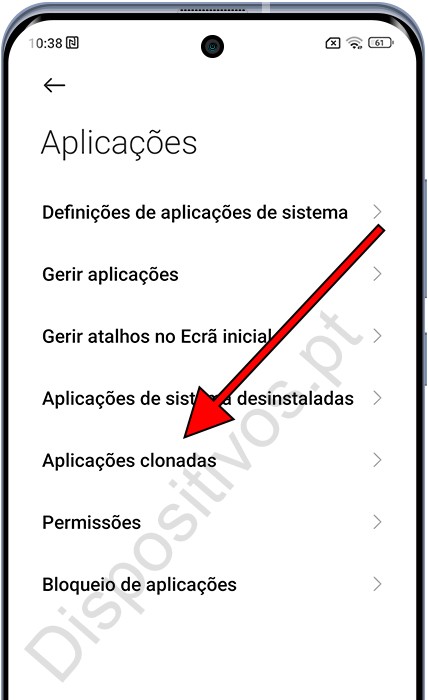 Aplicações clonadas na Xiaomi