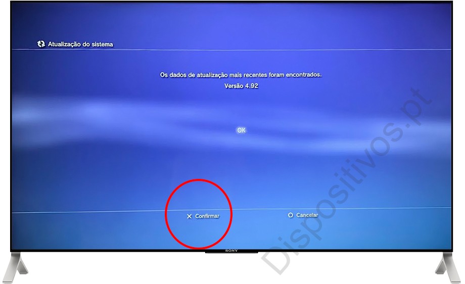 Atualização de PS3 encontrada