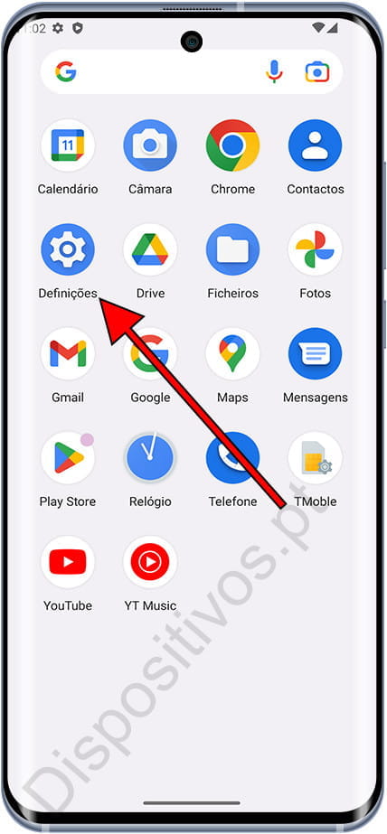 Configurações do Android