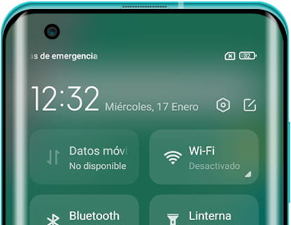 Editar painel de atalhos em um Xiaomi