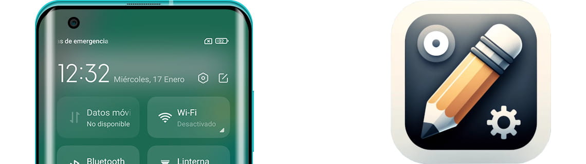 Editar painel de atalhos em um Xiaomi
