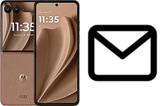 Configurar correio em Motorola Razr+ 2025