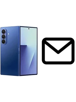 Configurar correio em Samsung Galaxy Z Fold7