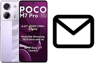 Configurar correio em Xiaomi Poco M7 pro 5G