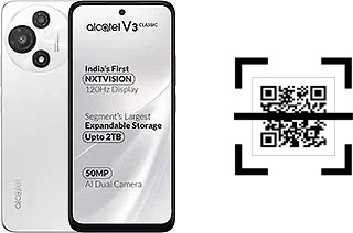 Como ler QR code no alcatel V3 Classic?