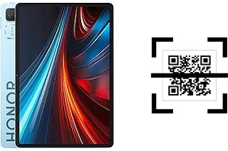Como ler QR code no Honor Tablet GT?