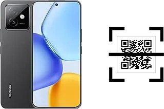 Como ler QR code no Honor X60 GT?